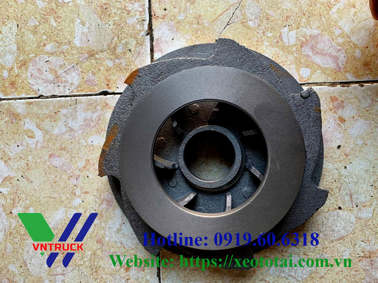 Guồng Bơm Nước 60m3 Xe Tưới Nước Rửa Đường
