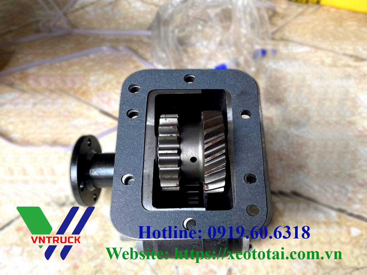 Hộp Số Lai Bơm Nước Xe Bồn Tưới Nước