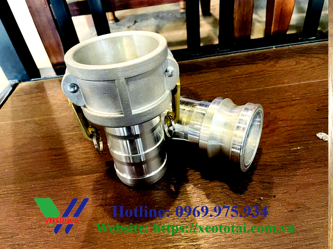 Đầu Khóa Nối Nhanh DN65 Xe Phun Nước Rửa Đường