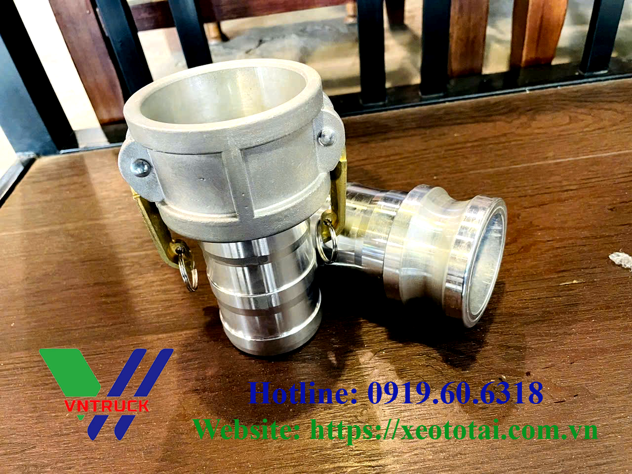 Khớp Nối Nhanh DN65 Xe Tưới Nước Rửa Đường