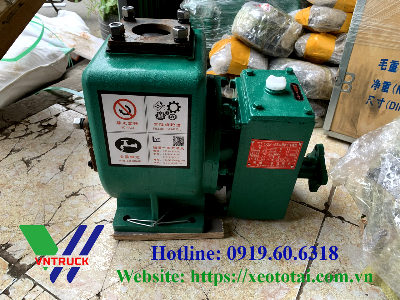 Bơm nước Xe Tưới Cây 5 Khối