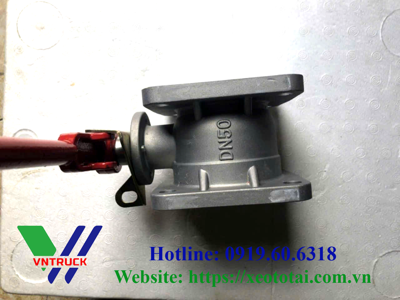 Van 2 Ngả DN50 Xe Bồn Tưới Nước 