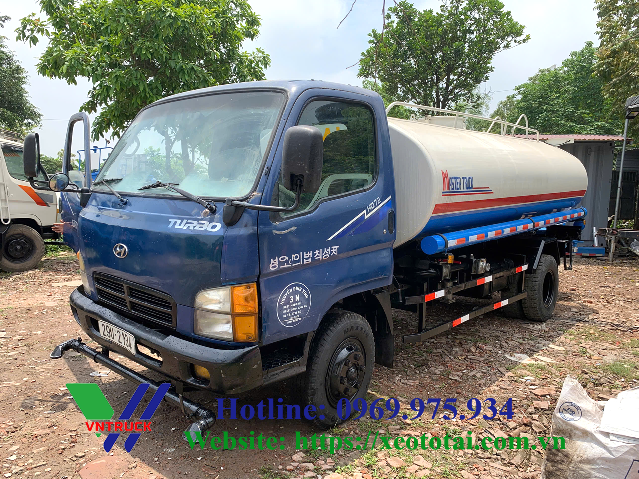 Thanh Lý Xe Tưới Nước Rửa Đường Cũ 9 Khối