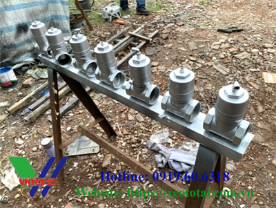 Van Đóng Mở Bằng Hơi Xe Tưới Nước Rửa Đường